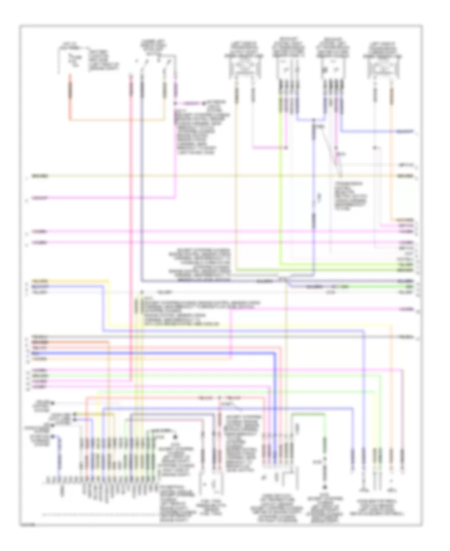 4.6L, Engine Performance Wiring Diagram (2 of 5) for Ford Econoline E150 2011