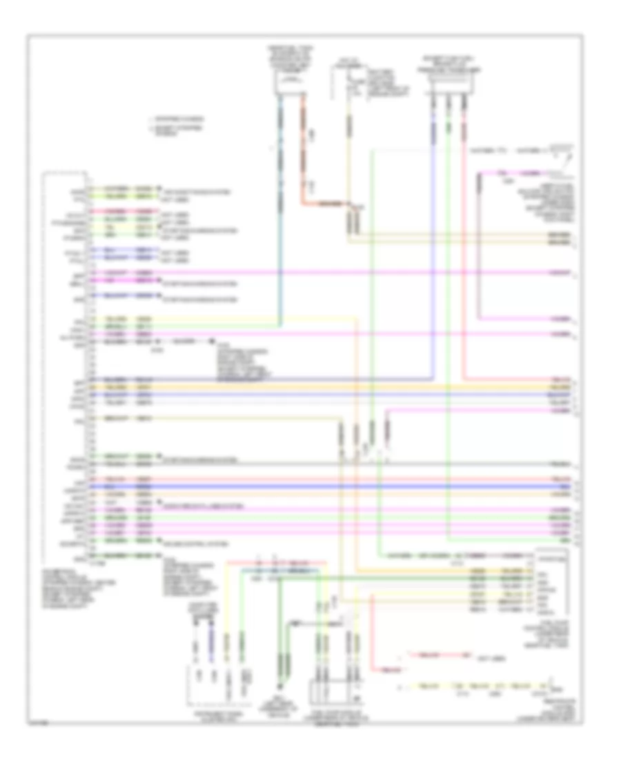 5.4L, Engine Performance Wiring Diagram, with Torqshift (1 of 5) for Ford Econoline E150 2011
