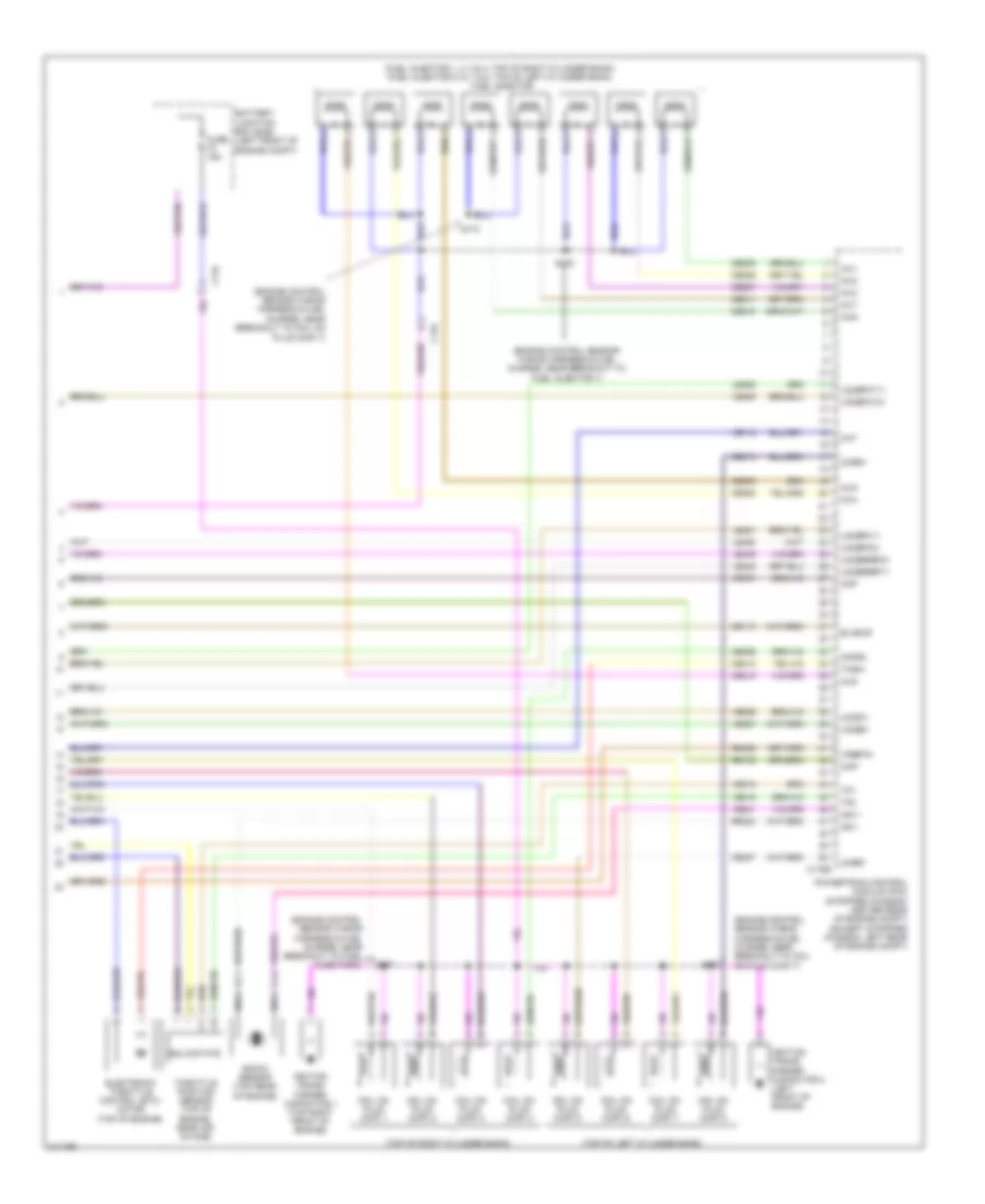 5.4L, Engine Performance Wiring Diagram, with Torqshift (5 of 5) for Ford Econoline E150 2011