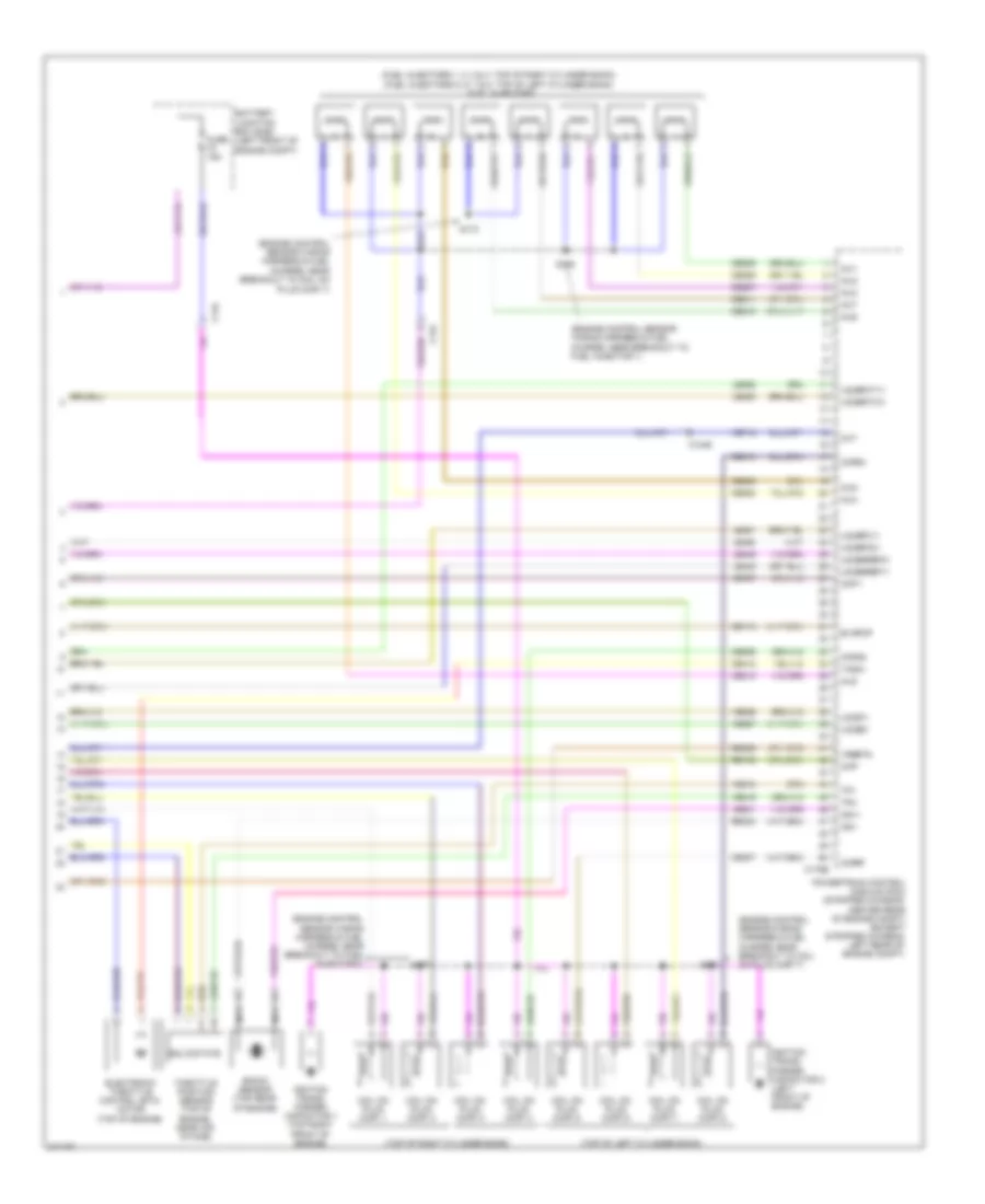 5.4L, Engine Performance Wiring Diagram, without Torqshift (5 of 5) for Ford Econoline E150 2011