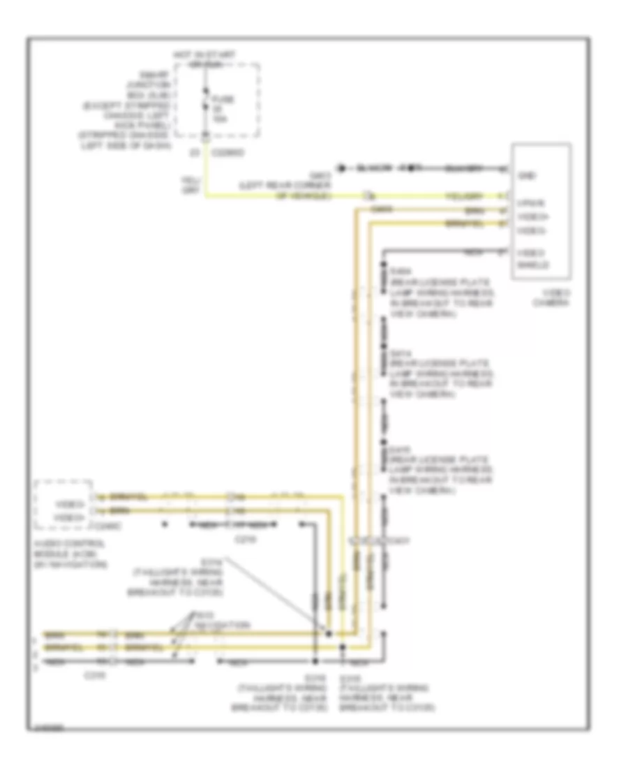 Electrochromic Mirror Wiring Diagram with Rear View Camera 2 of 2 for Ford Econoline E150 2011