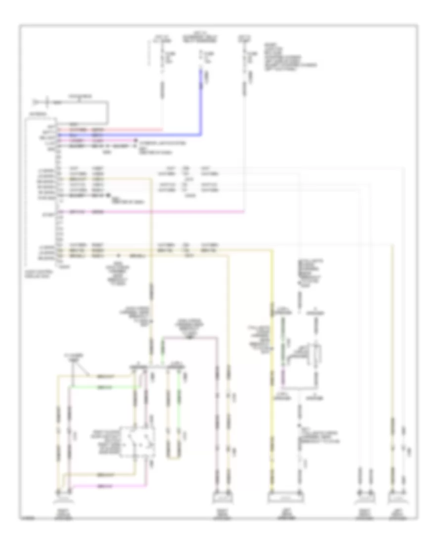 Base Radio Wiring Diagram for Ford Econoline E150 2011
