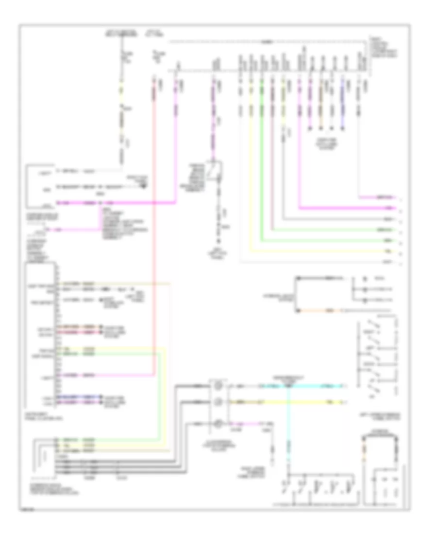 Instrument Cluster Wiring Diagram Electric 1 of 2 for Ford Focus Titanium 2012
