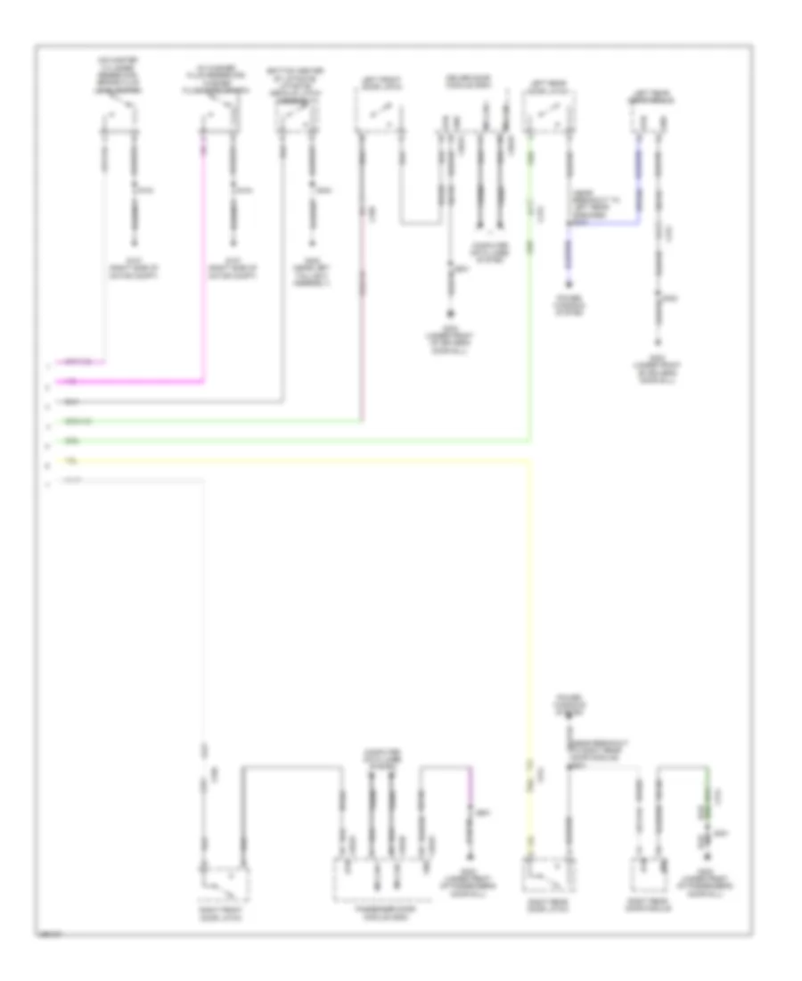 Instrument Cluster Wiring Diagram, Electric (2 of 2) for Ford Focus Titanium 2012