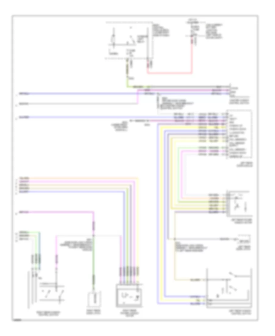 Power Windows Wiring Diagram, Electric (2 of 2) for Ford Focus Titanium 2012