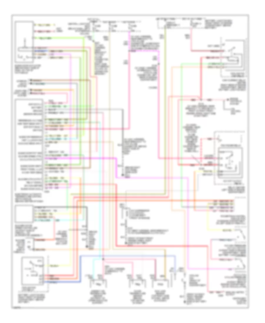 Automatic A C Wiring Diagram for Ford Crown Victoria Police Interceptor 2000