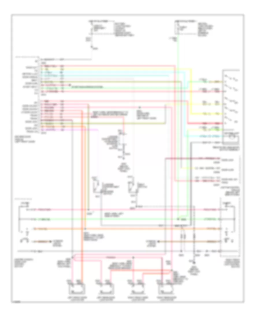 Keyless Entry Wiring Diagram for Ford Crown Victoria Police Interceptor 2000