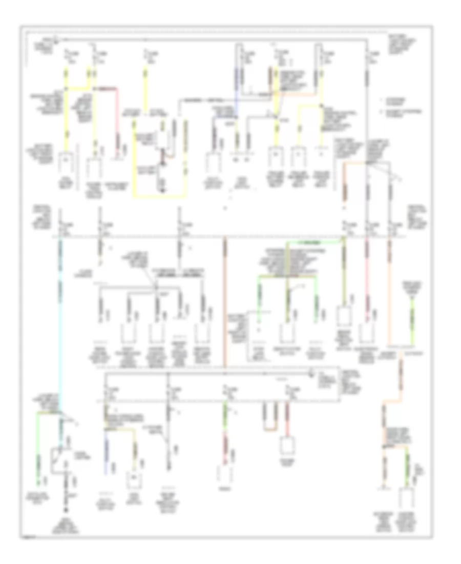 Power Distribution Wiring Diagram (2 of 5) for Ford Cutaway E350 Super Duty 2002