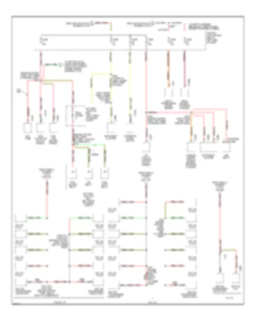 Power Distribution Wiring Diagram (4 of 5) for Ford Cutaway E350 Super Duty 2002