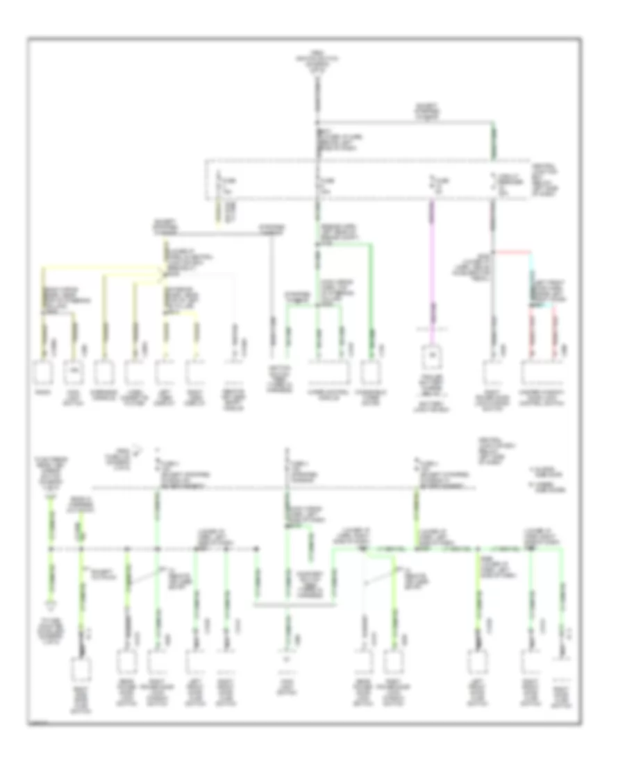 Power Distribution Wiring Diagram 5 of 5 for Ford Cutaway E350 Super Duty 2002