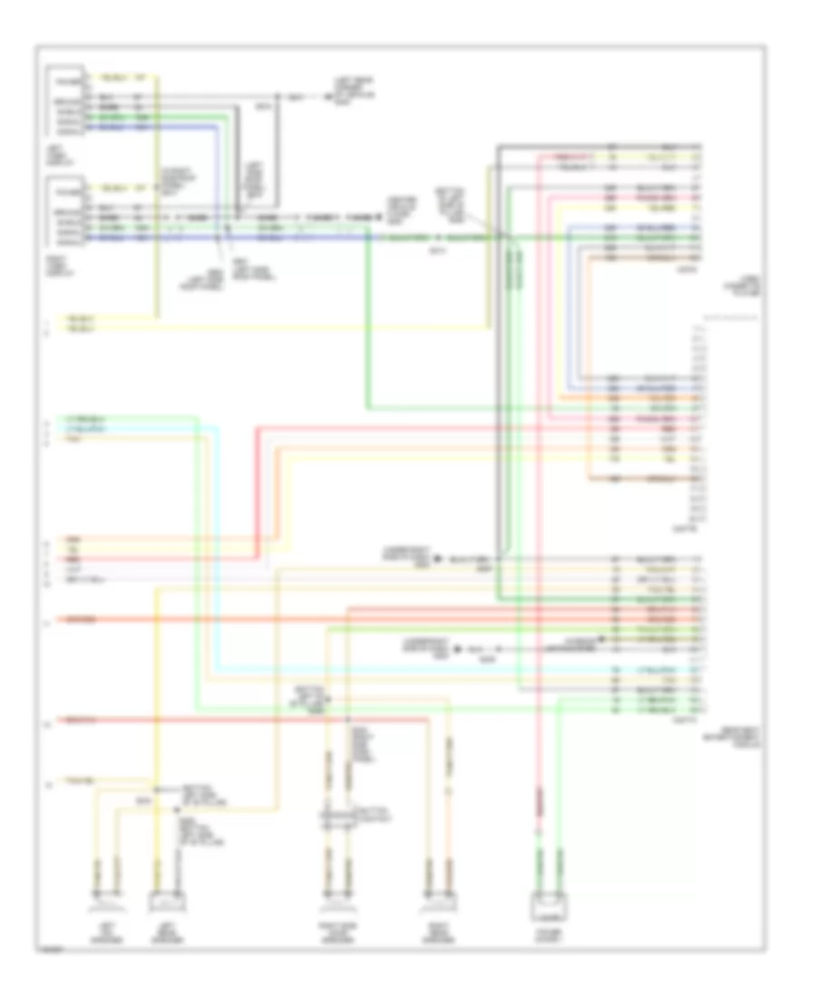 Radio Wiring Diagram, with Rear Entertainment (2 of 2) for Ford Cutaway E350 Super Duty 2002