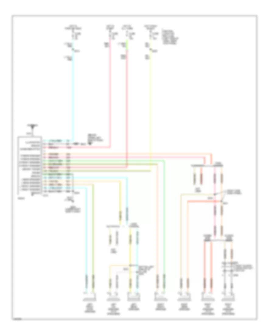 Radio Wiring Diagram, without Rear Entertainment for Ford Cutaway E350 Super Duty 2002