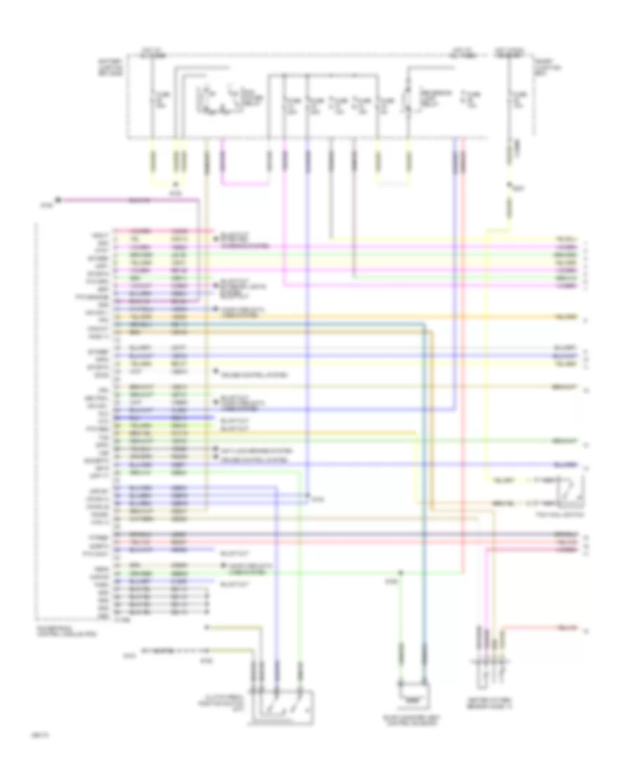 6.8L, Engine Performance Wiring Diagram (1 of 6) for Ford F450 Super Duty 2009