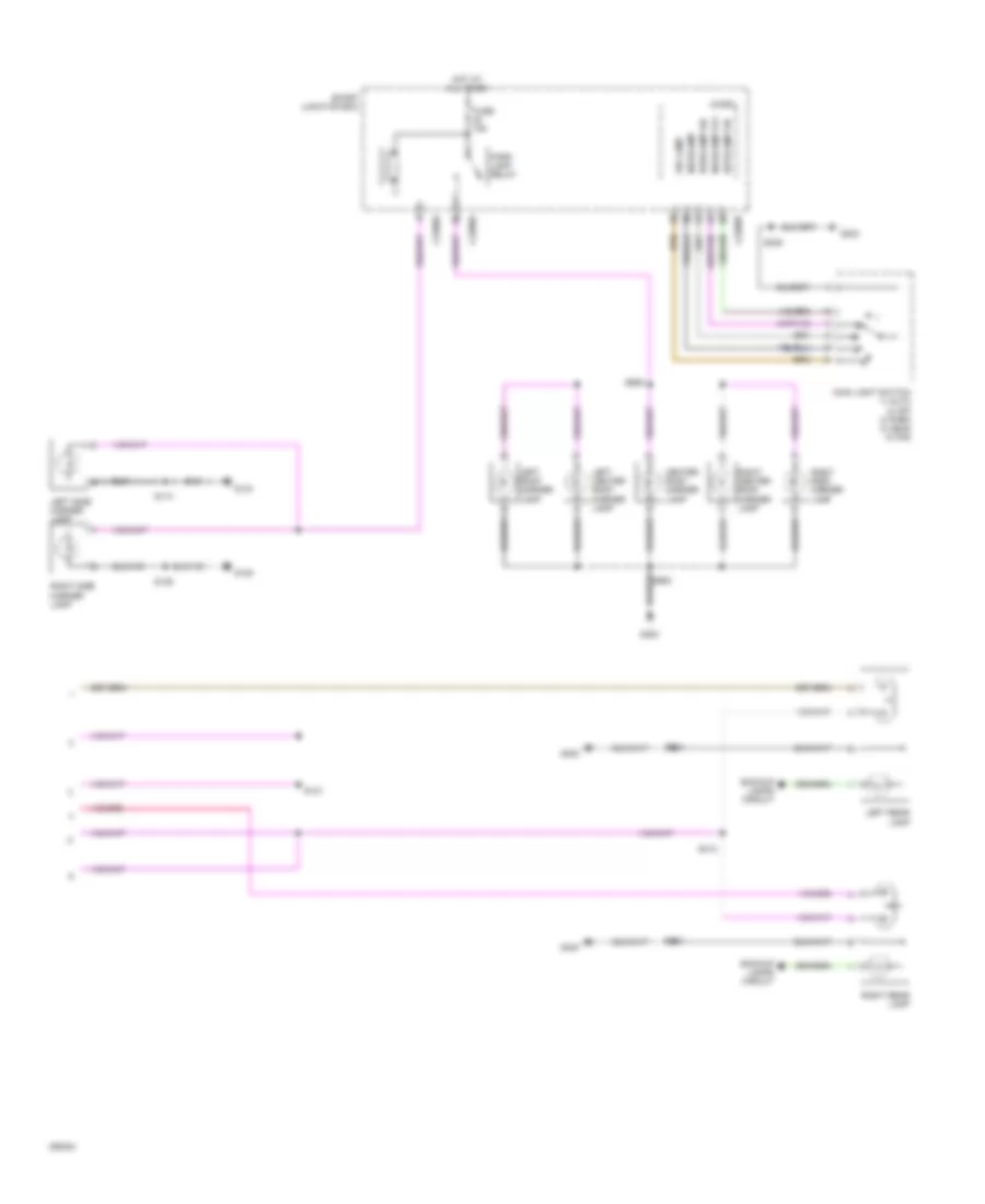 Exterior Lamps Wiring Diagram, without Box (2 of 2) for Ford F450 Super Duty 2009