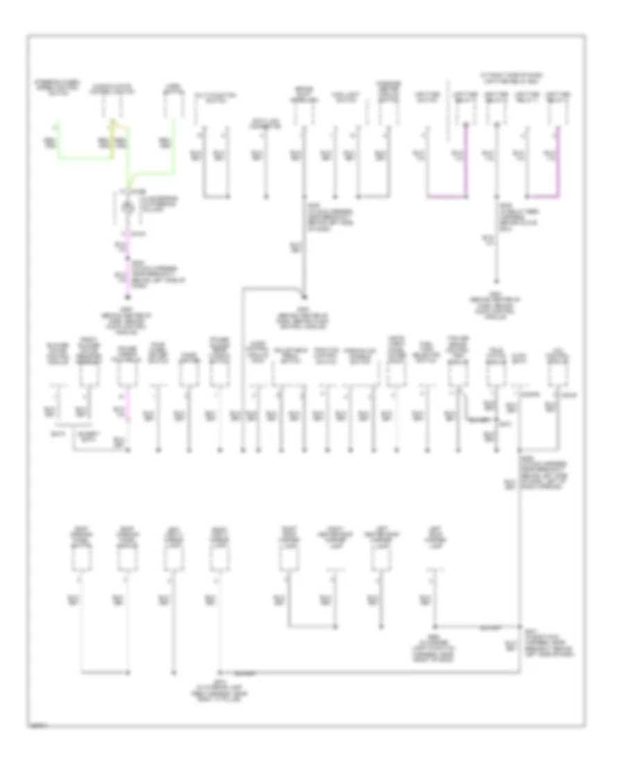 Ground Distribution Wiring Diagram (3 of 5) for Ford F450 Super Duty 2009
