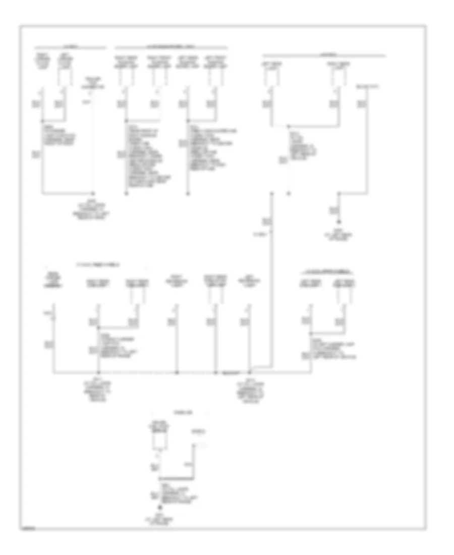 Ground Distribution Wiring Diagram 5 of 5 for Ford F450 Super Duty 2009