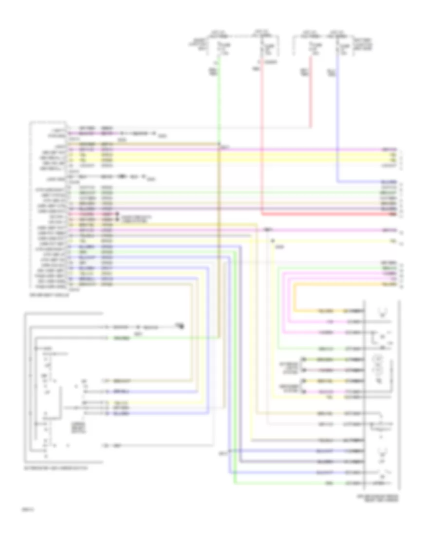 Memory Mirrors Wiring Diagram (1 of 2) for Ford F450 Super Duty 2009