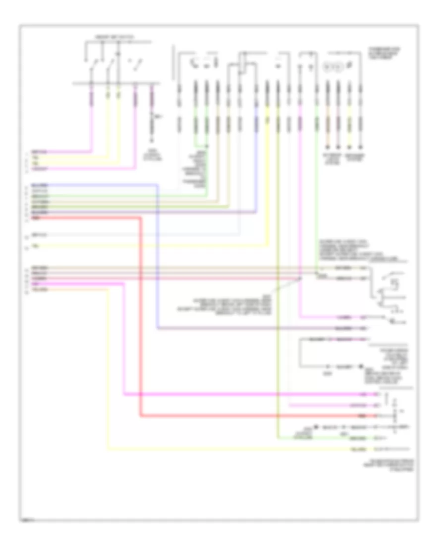 Memory Mirrors Wiring Diagram 2 of 2 for Ford F450 Super Duty 2009