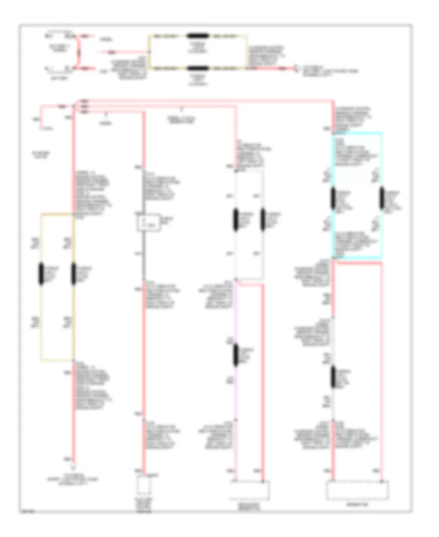 Power Distribution Wiring Diagram 1 of 7 for Ford F450 Super Duty 2009