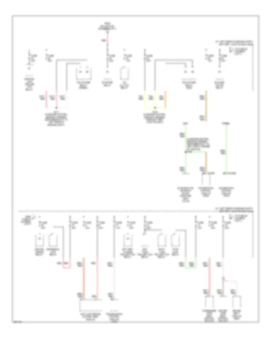 Power Distribution Wiring Diagram 2 of 7 for Ford F450 Super Duty 2009