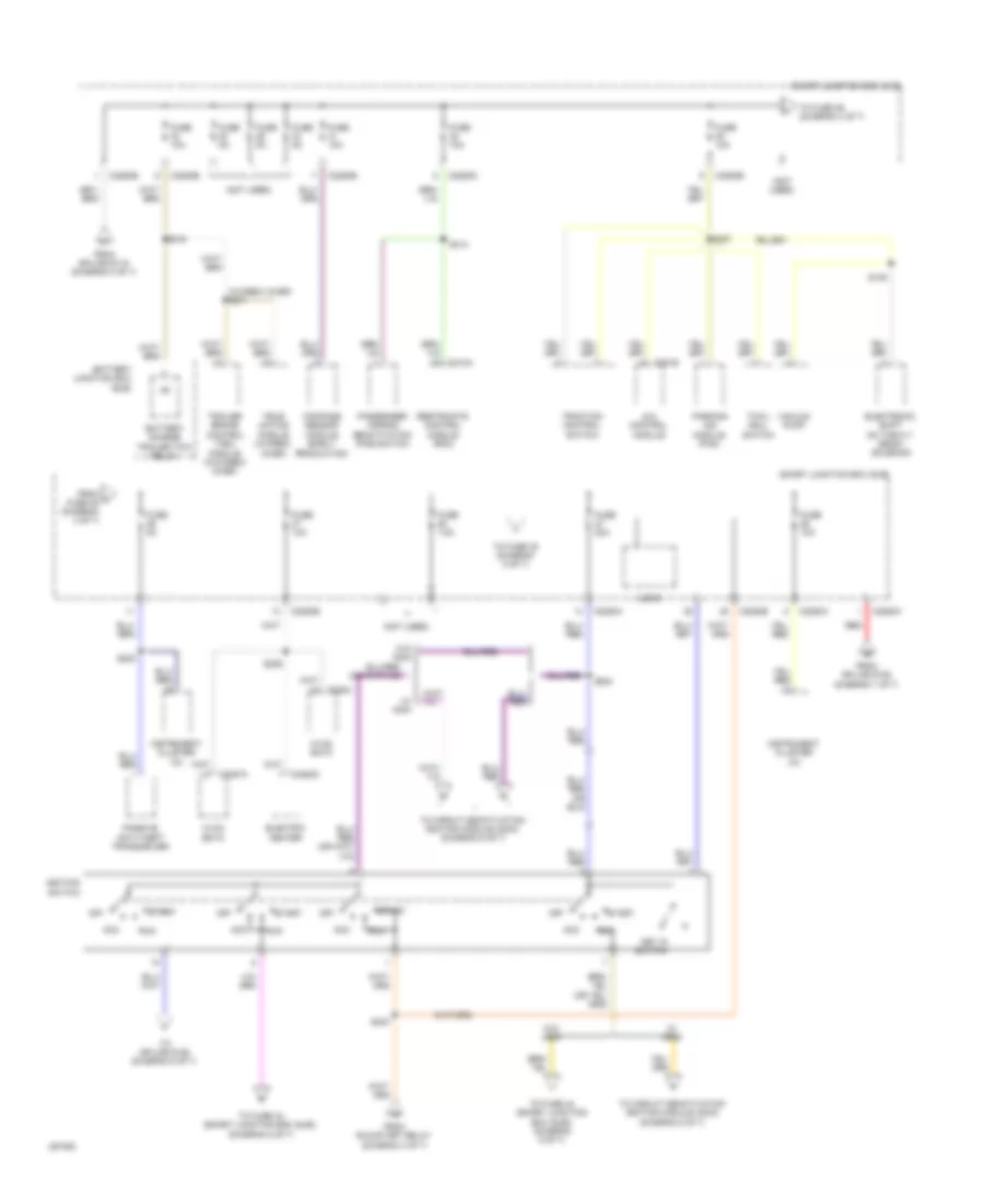 Power Distribution Wiring Diagram (4 of 7) for Ford F450 Super Duty 2009