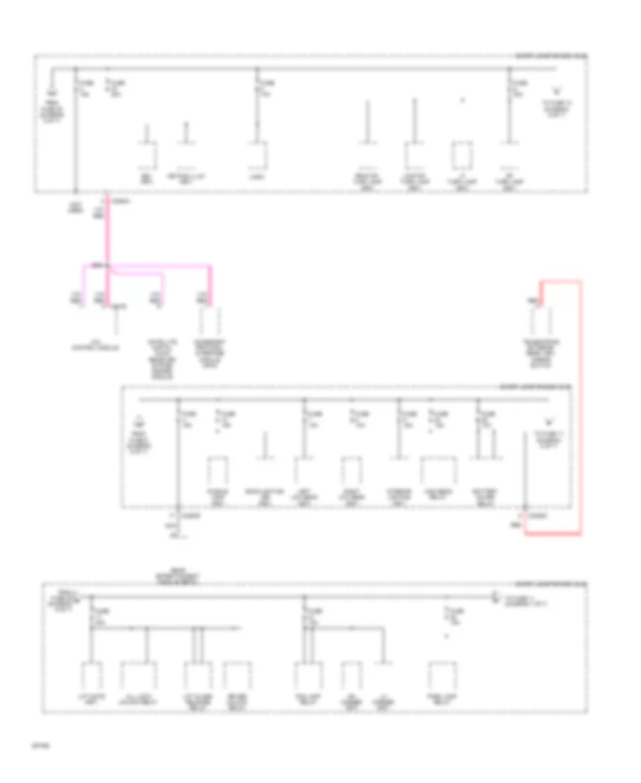 Power Distribution Wiring Diagram (6 of 7) for Ford F450 Super Duty 2009