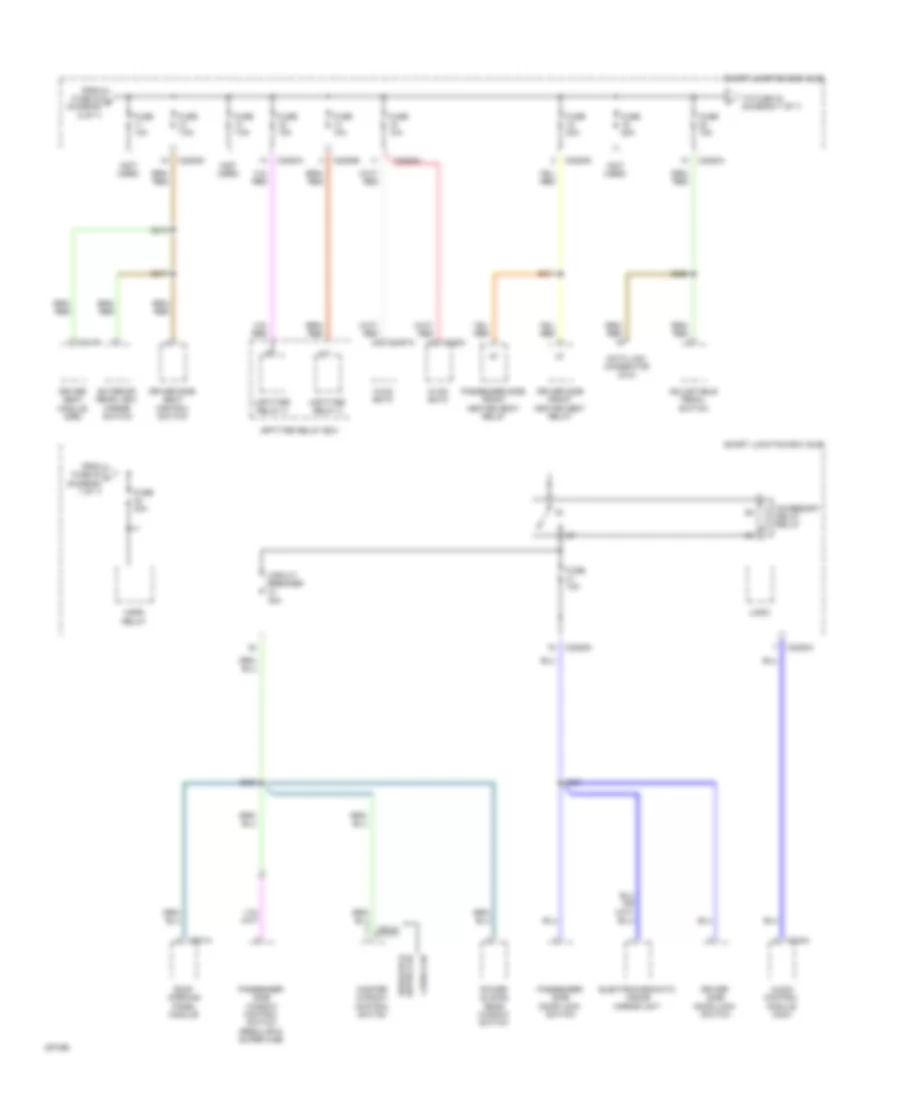 Power Distribution Wiring Diagram 7 of 7 for Ford F450 Super Duty 2009