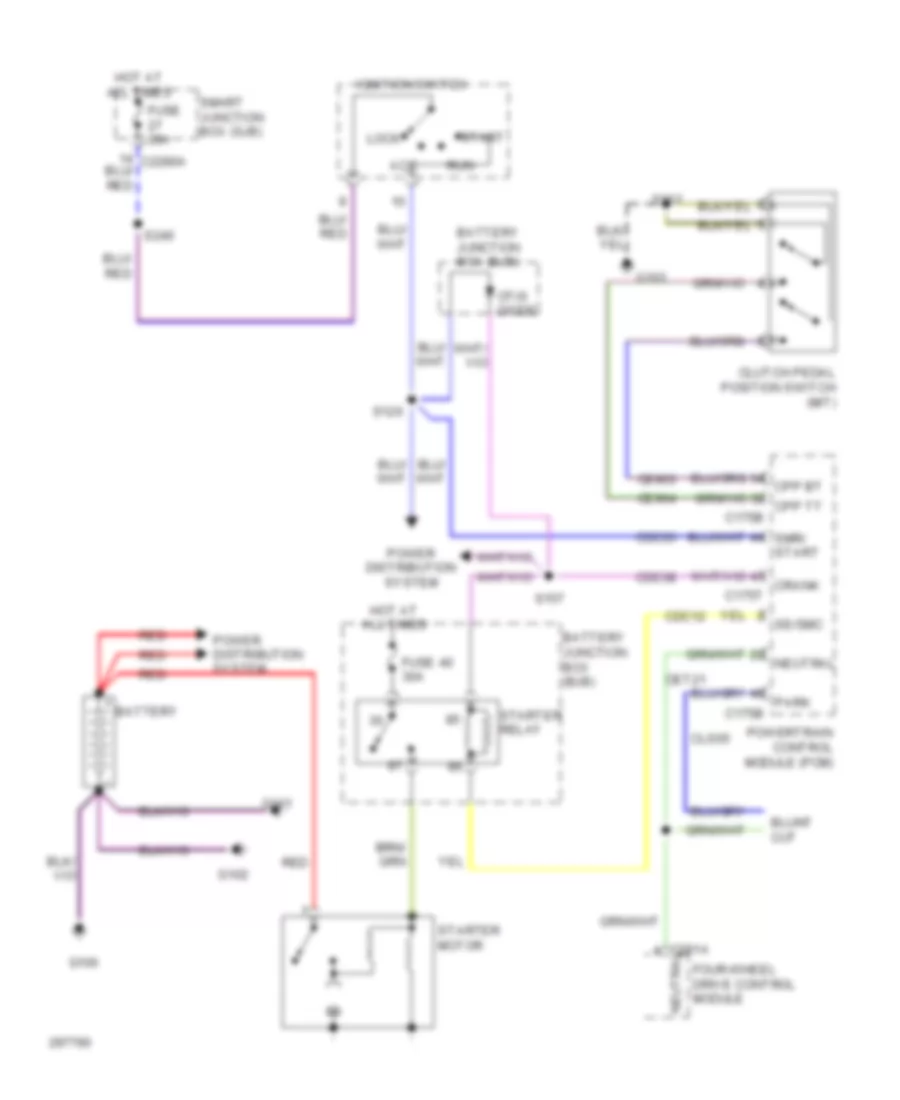 6.8L, Starting Wiring Diagram for Ford F450 Super Duty 2009