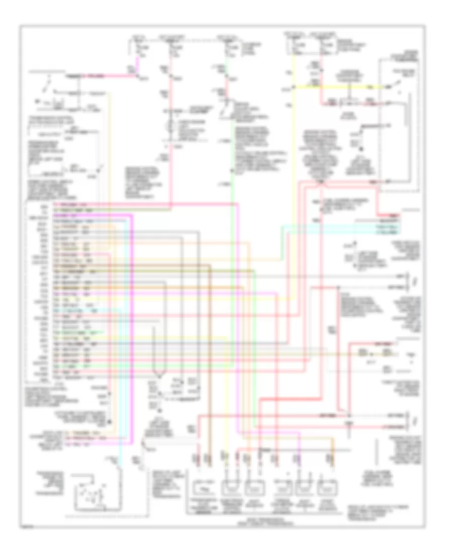 5 8L Transmission Wiring Diagram Federal under 8600 GVW  Calif for Ford Econoline E250 1996