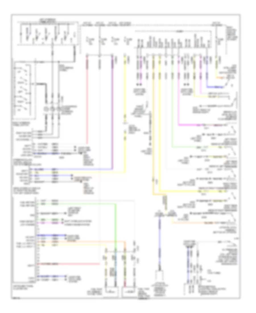 Instrument Cluster Wiring Diagram for Ford Flex SE 2013