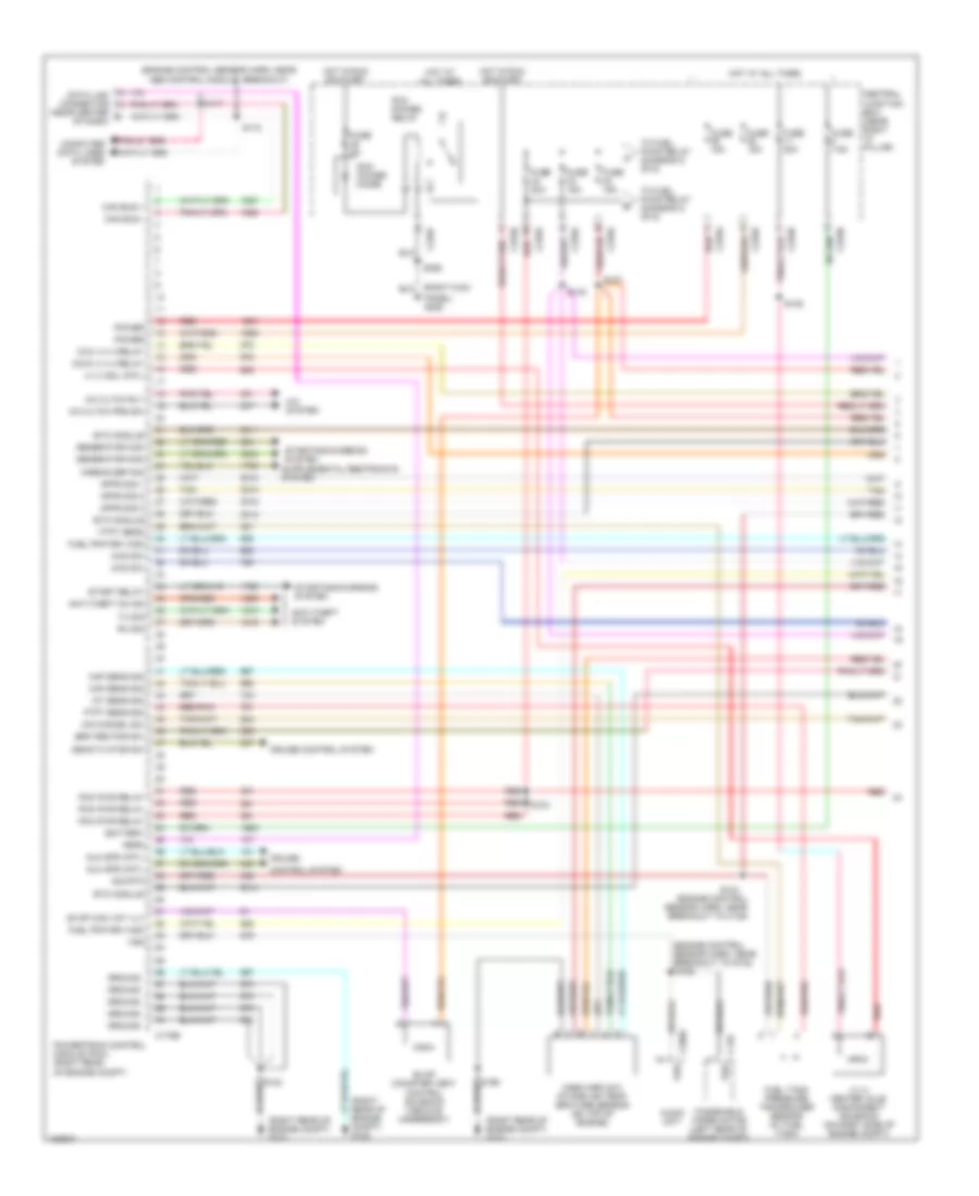 5.4L, Engine Performance Wiring Diagram (1 of 6) for Ford Pickup F150 2004