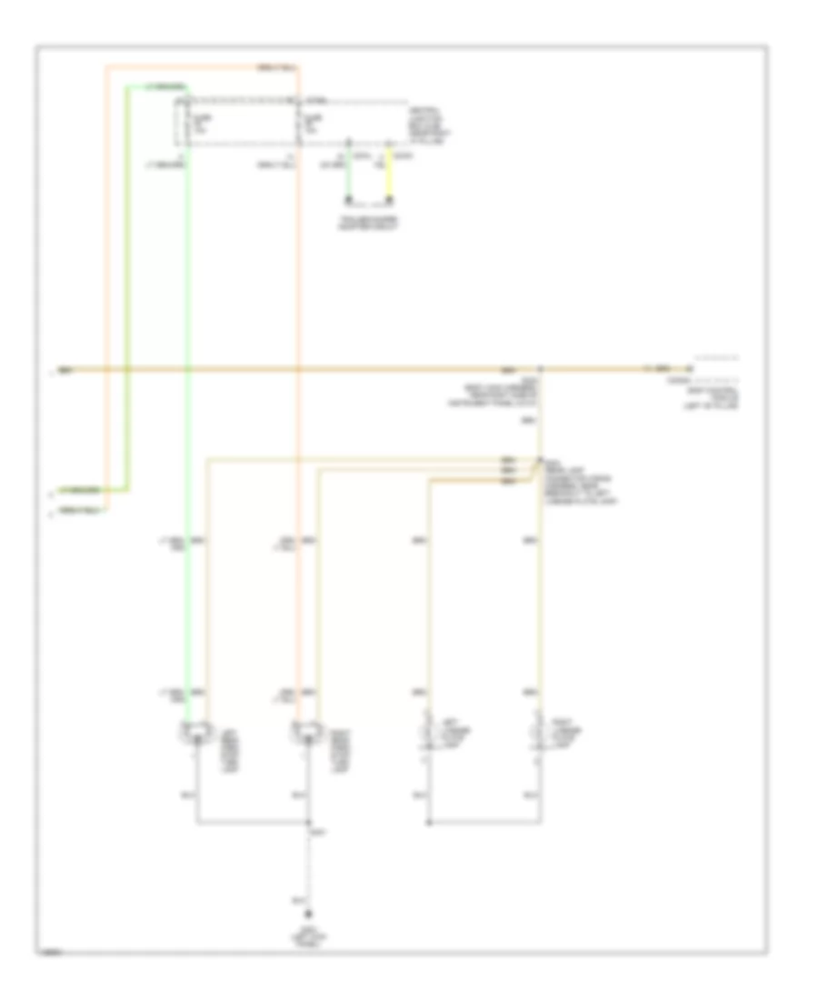 Exterior Lamps Wiring Diagram 2 of 2 for Ford Pickup F150 2004