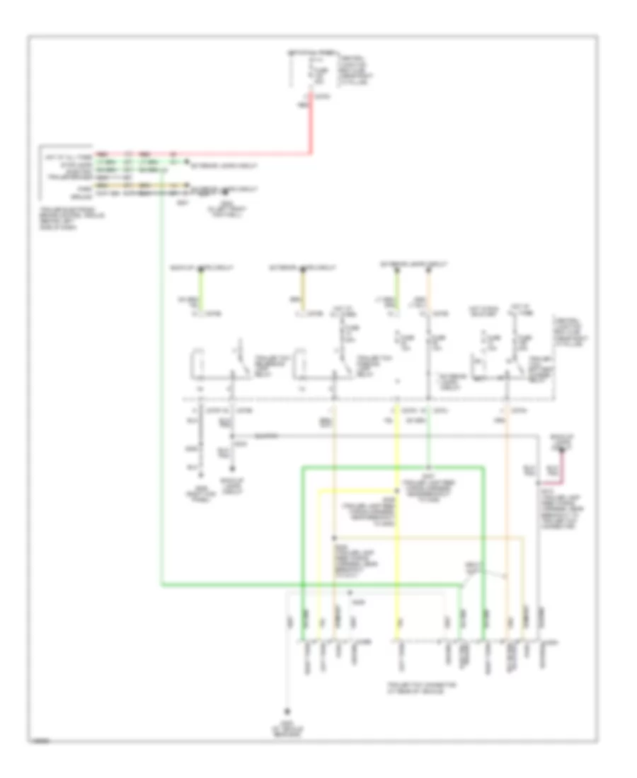 TrailerCamper Adapter Wiring Diagram for Ford Pickup F150 2004