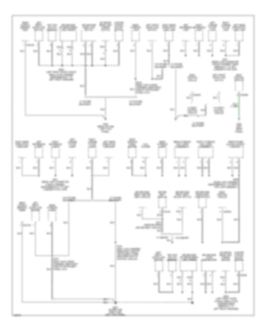 Ground Distribution Wiring Diagram 3 of 3 for Ford Pickup F150 2004