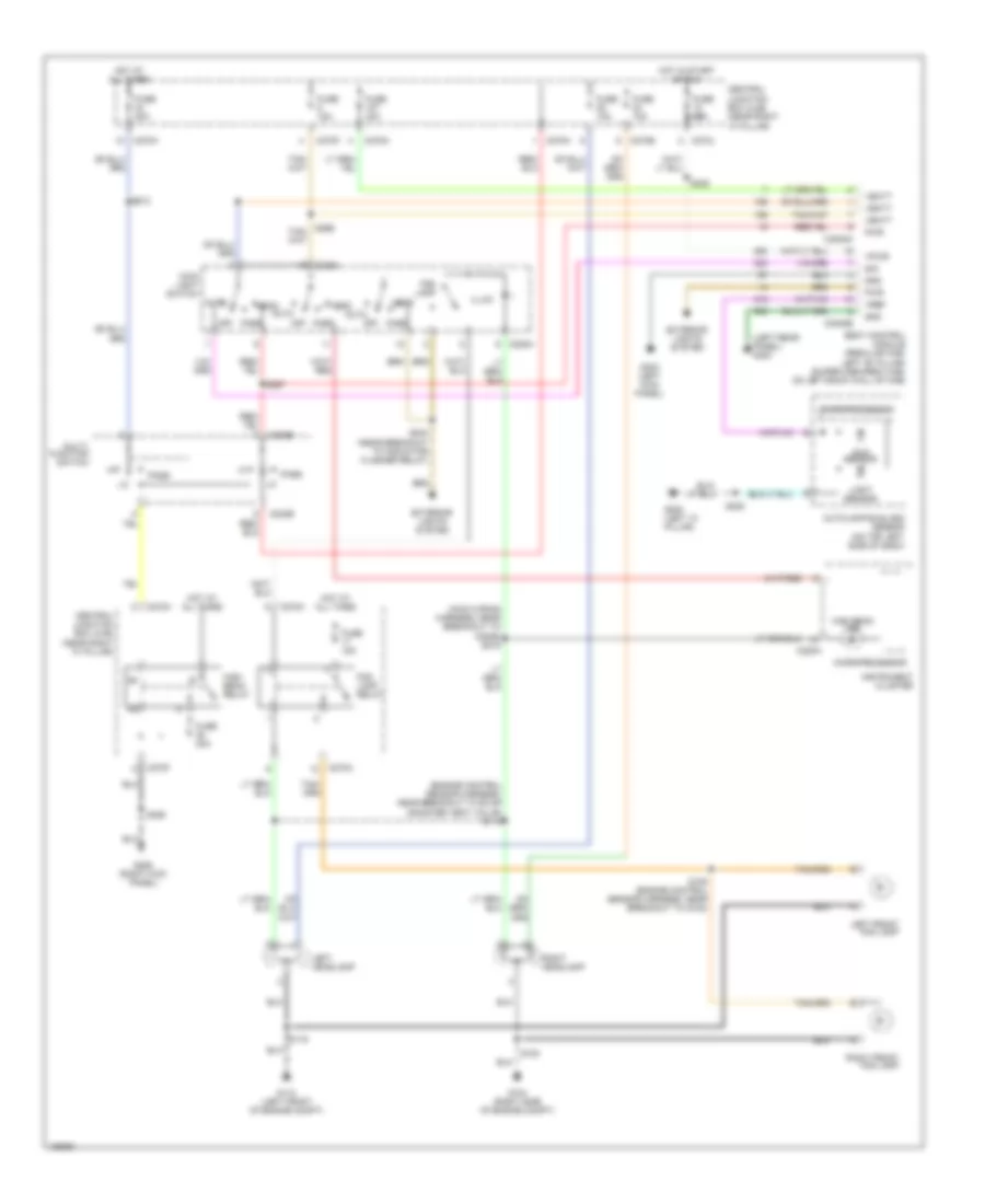 Autolamps Wiring Diagram, without DRL for Ford Pickup F150 2004