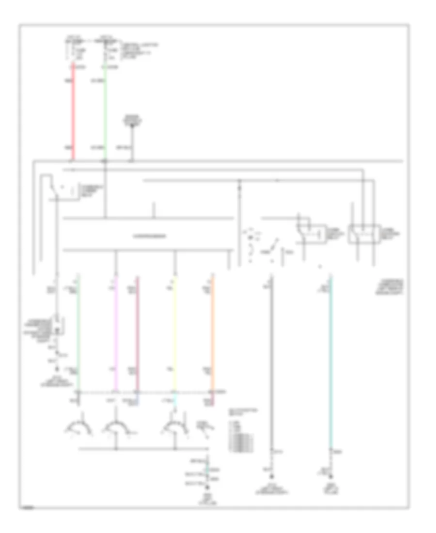 WiperWasher Wiring Diagram for Ford Pickup F150 2004