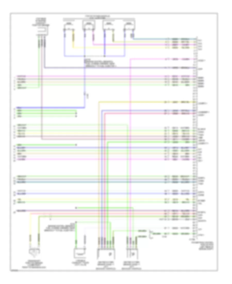 2.5L, Engine Performance Wiring Diagram (5 of 5) for Ford Fusion Hybrid 2012