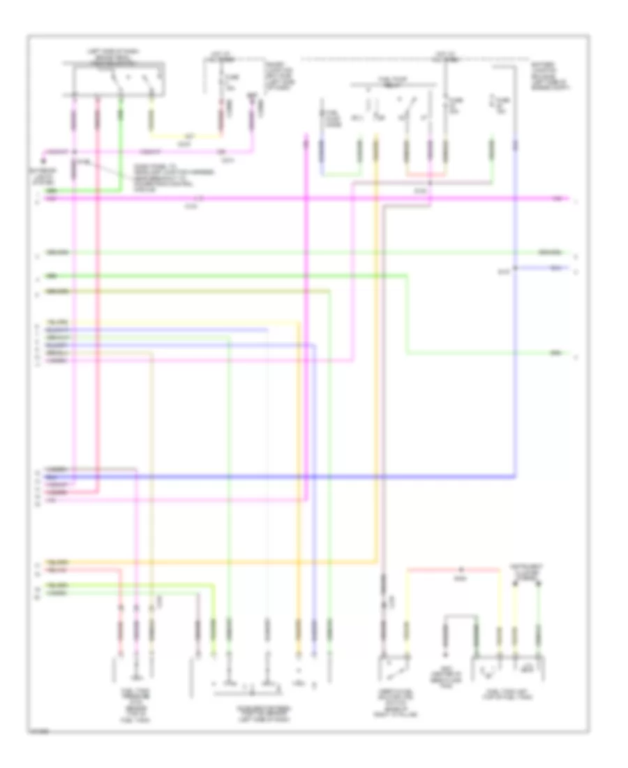 3.5L, Engine Performance Wiring Diagram (2 of 4) for Ford Fusion Hybrid 2012