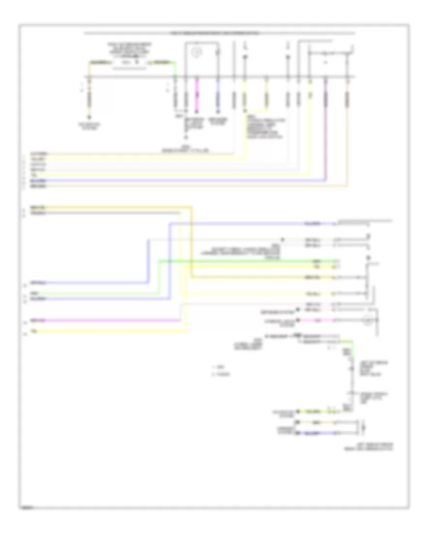 Memory Mirrors Wiring Diagram 2 of 2 for Ford Fusion Hybrid 2012