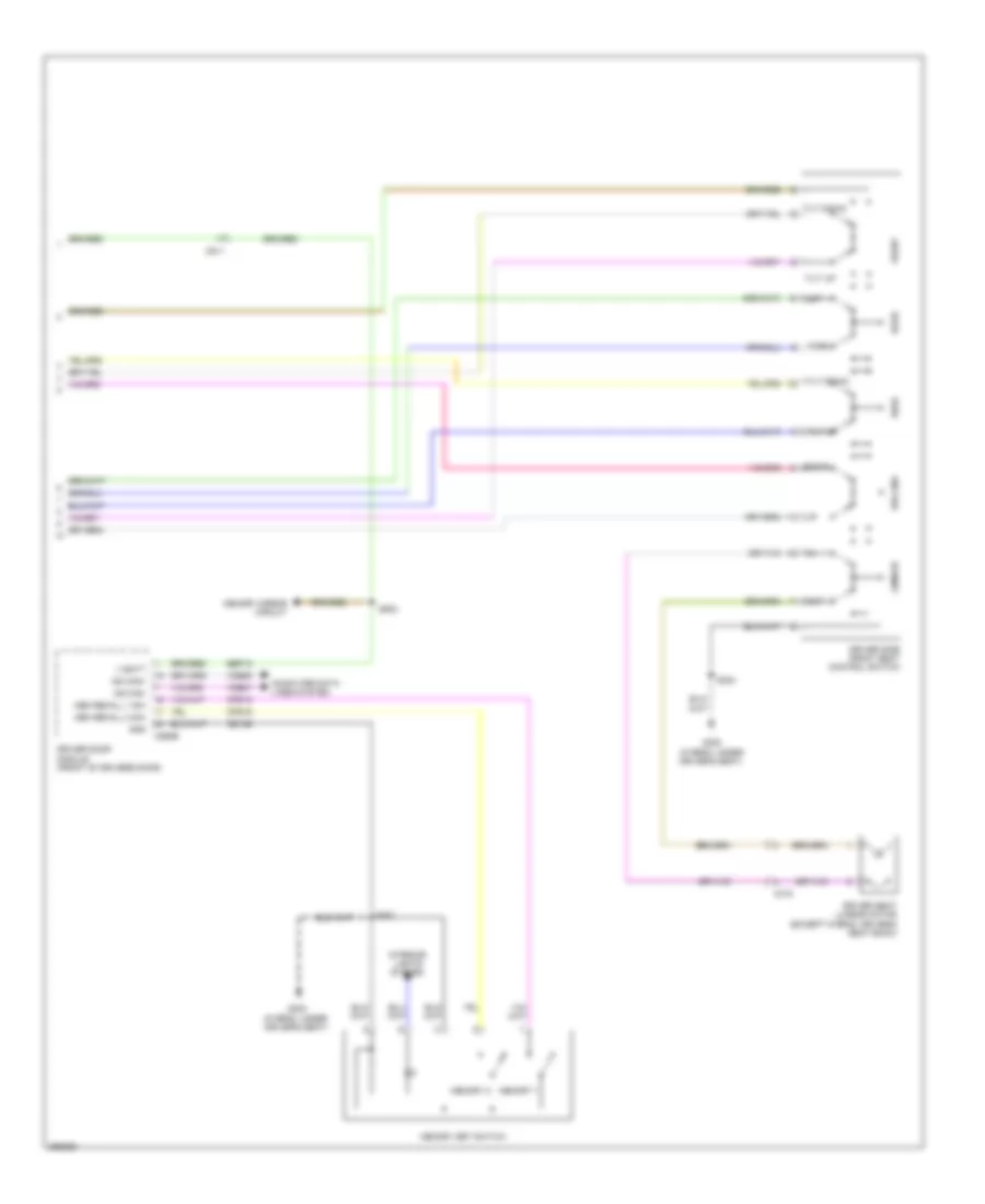Memory Seat Wiring Diagram (2 of 2) for Ford Fusion Hybrid 2012