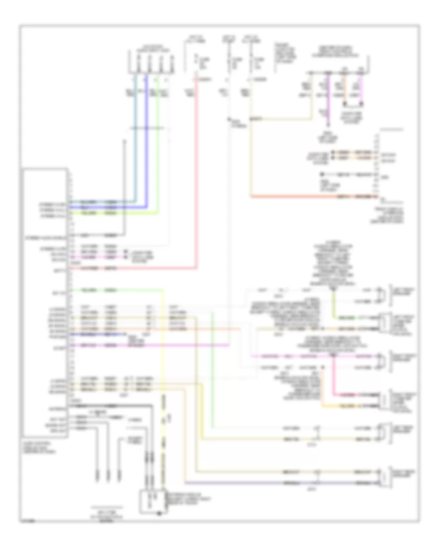 Base Radio Wiring Diagram for Ford Fusion Hybrid 2012