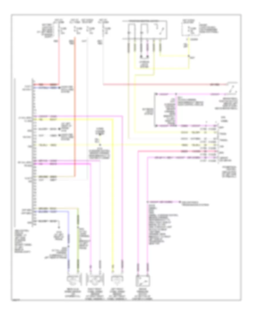 Anti lock Brakes Wiring Diagram for Ford F550 Super Duty 2009