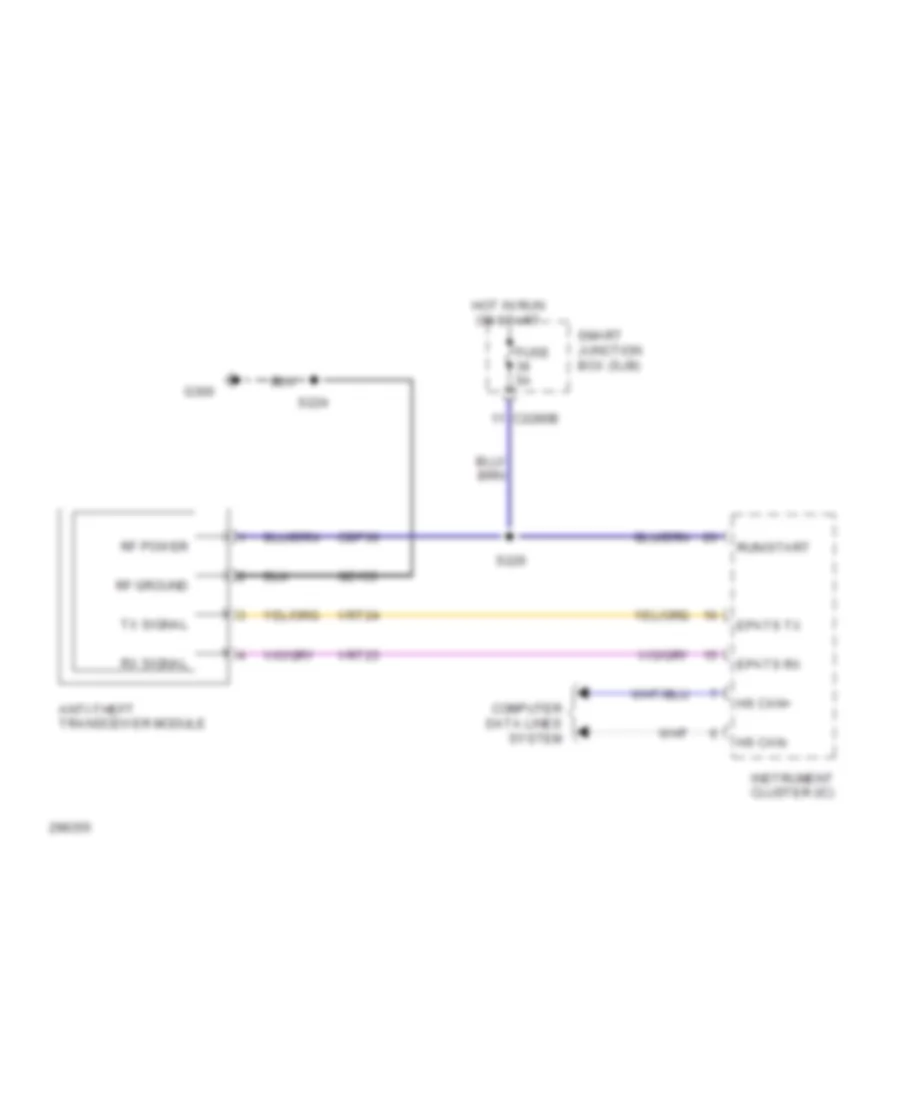 Passive Anti theft Wiring Diagram for Ford F550 Super Duty 2009