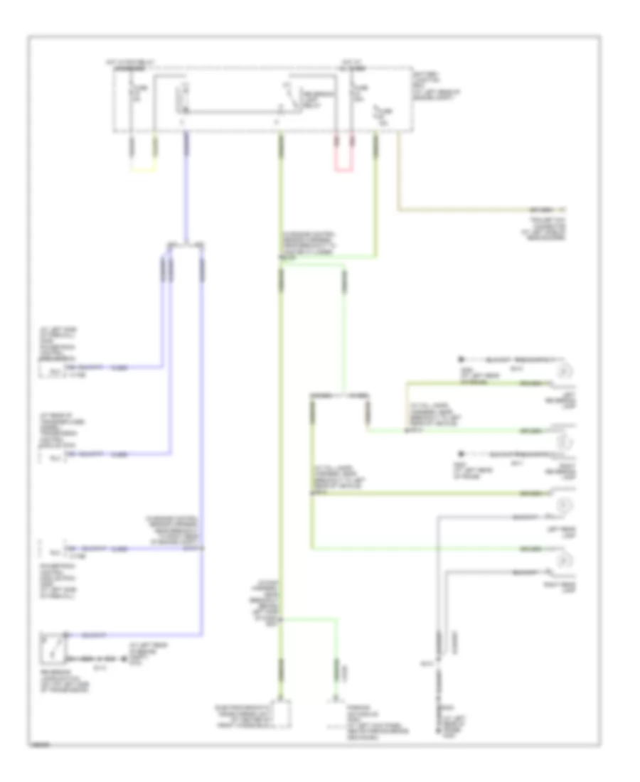 Backup Lamps Wiring Diagram for Ford F550 Super Duty 2009