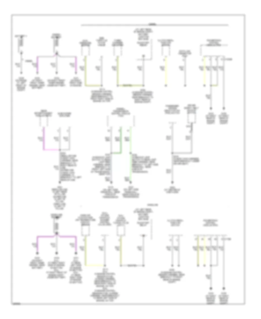 Ground Distribution Wiring Diagram 1 of 5 for Ford F550 Super Duty 2009