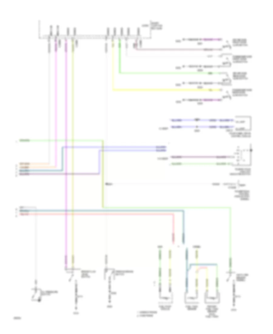 Instrument Cluster Wiring Diagram 2 of 2 for Ford F550 Super Duty 2009