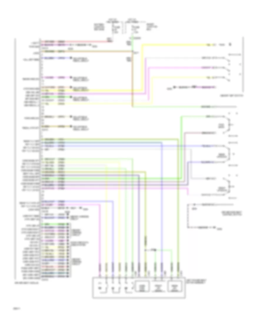 Driver s Memory Seat Wiring Diagram for Ford F550 Super Duty 2009