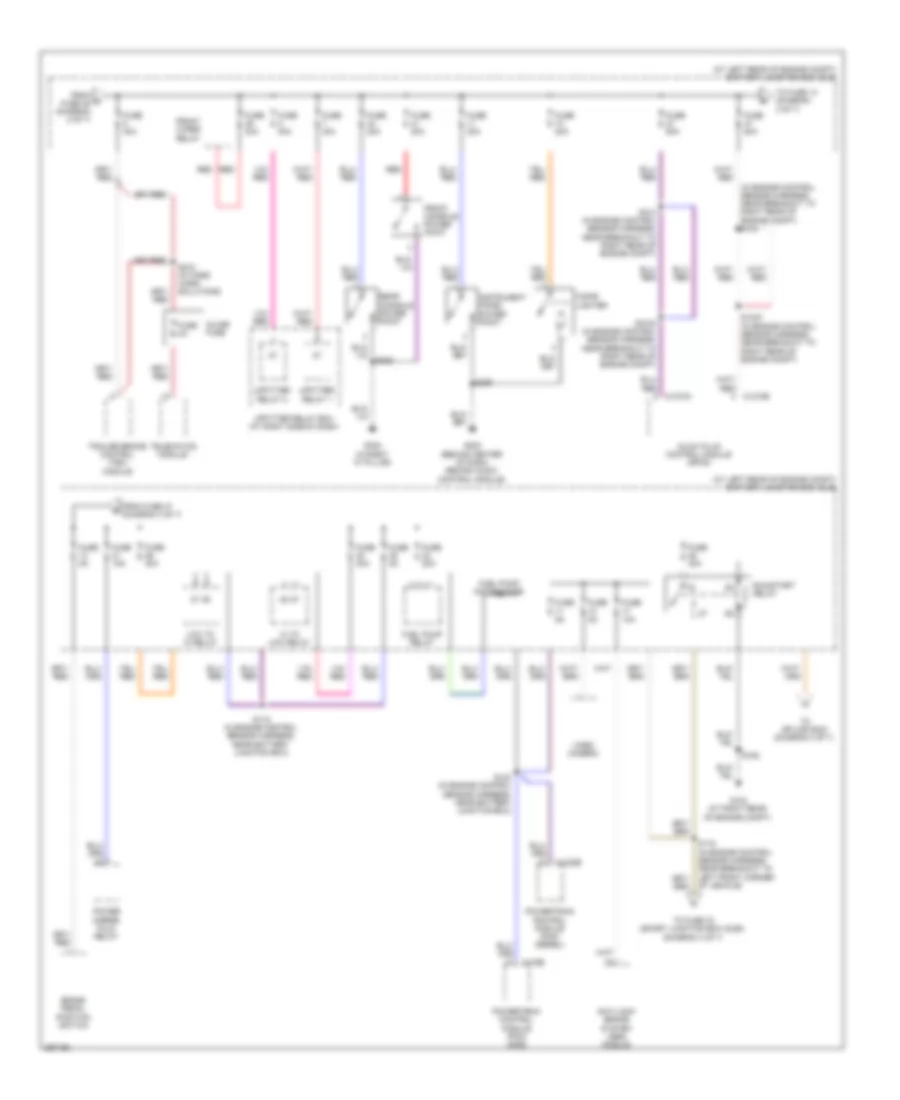 Power Distribution Wiring Diagram 3 of 7 for Ford F550 Super Duty 2009