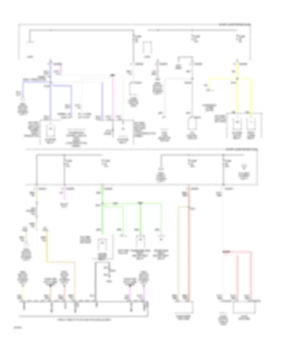 Power Distribution Wiring Diagram 5 of 7 for Ford F550 Super Duty 2009