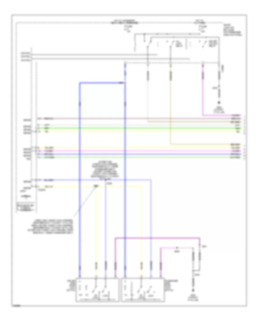 Power Door Locks Wiring Diagram 1 of 2 for Ford F550 Super Duty 2009